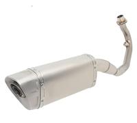 Motorcycle Muffler Exhaust Pipe For ITALJET Dragster 125 200 Motorcycle Exhaust Escape Full System Modify Muffler With DB Killer Front Middle Link Pipe Slip On(1)