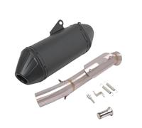 Motorcycle Muffler Exhaust Pipe Motorcycle Exhaust Muffler Mid Link Pipe Modify Slip On Fit For Duke 790 890 ADV Adventure R exhaust pipe(C-No Laser)