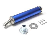 Motorcycle Muffler Pipe 2 stoke muffler 60x280mm long Eleven colors Universal 1 × Motorcycle Accessories exhaust pipe escape for 50cc-240cc GD002A(Matte blue)