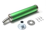 Motorcycle Muffler Pipe 2 stoke muffler 60x280mm long Eleven colors Universal 1 × Motorcycle Accessories exhaust pipe escape for 50cc-240cc GD002A(Matte green)