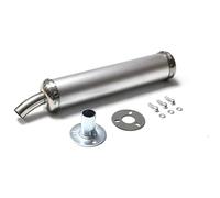 Motorcycle Muffler Pipe 2 stoke muffler 60x280mm long Eleven colors Universal 1 × Motorcycle Accessories exhaust pipe escape for 50cc-240cc GD002A(Matte white)