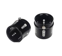 Motorcycle Muffler Pipe 2pcs 2.5'' Motorcycle Accessories 1x Exhaust Muffler Tip Tail End Pipe For Chopper Cafe 1.75 inch EM-452-BK