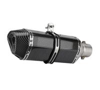 Motorcycle Muffler Pipe 38-51mm Slip-On Motorcycle Exhaust Pipe Escape 370MM Muffler Tips With Db Killer For PCX125 NMAX155 FZ1N Z900 S1000RR CBR500R R6(A)