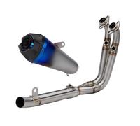 Motorcycle Muffler Pipe Motorcycle Accessories Full Exhaust Front Sliding Middle short Arrow Tip Muffler pipe For 450SR S