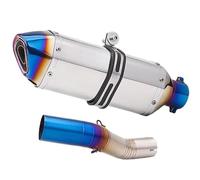 Motorcycle Muffler Pipe Motorcycle Accessories Full Exhaust s Middle Link Pipe Escape Connection 51mm Muffler Slip On For CBR250RR CBR250 2017-2025(TYPE L)