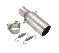 Motorcycle Muffler Pipe Slip-on Motorcycle Exhaust Muffler Middle Link Pipe For BEVERLY MP3 125 2008-2014 125 300 2009-2016 X10 125 12-16