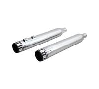 Motorcycle Mufflers Exhaust Pipe For For Touring For Road For Street For Glide For Road King FLH FLT For Ultra Classic 1995-2019(Chrome)
