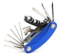 Motorcycle Multi Tool Multitool Screwdriver Screwd for Peugeot Django 125 2015-2026, New Motorcycle CNC Aluminum Accessories Tool Repair Screwdriver Set,D/Blue