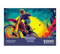 Motorcycle Mythic Jigsaw Puzzles for Adults Featuring 1000 Advanced, ‘Near-Impossible’ Difficulty Challenging Puzzle Games for Both Women And Men - These Mythic Jigsaw Puzzles Are Crafted for A
