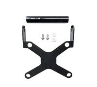 Motorcycle Navigation Bracket For Royal Enfield Himalayan 450 2024 2025 Phone Holder GPS Stand Plate Extension Mount Parts Navigation Holder Adapter(BLACK 1,22mm)