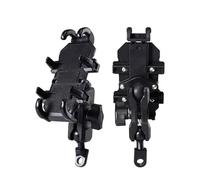 Motorcycle Navigation Bracket Motorcycle Bike Phone Holder Shock Absorbe Bracket Stand 360° Rotatable Mobile Mount Shockproof Navigation Support(B Rearview Mirror)