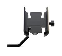 Motorcycle navigation mount Motorcycle Mobile Phone Holder GPS Navigator Rearview Mirror Handlebar Bracket For Honda For Forza 125 250 300 350 750(M black)