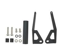 Motorcycle Navigation Phone Mount Bracket 12mm | Anodised aluminium bracket holds navigation devices behind the windscreen for a clear road view.