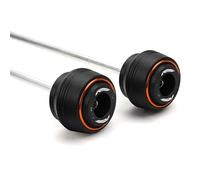 Motorcycle No Cut Fork Slider Front Rear Wheel Axle Crash Protector For Aprilia RS660 RS457 RSV4 Factory 2009-2025 Anti Crash Protection(Orange,X-set)