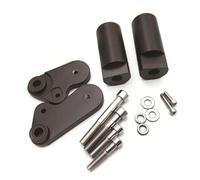 Motorcycle No Cut Frame Sliders Crash Falling Protection For YZF R1 For YZF-R1 For YZF1000 2009 2010 2011 2012 2013 2014 2015 Crash Protector(Black)