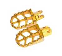 Motorcycle Non-Slip Foot Rest Pegs For SUZUKI For DRZ400 DR-Z400E DR-Z400S DRZ400SM RM125 RM250 RM250Z RMX250 Motorbikes Foot Pedal(Yellow)