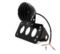 Motorcycle Number Plate Bracket For Sportsters For Bobber For Chopper Rear Stop Light Motorcycle Side Mount Tail W/License Number Plate Bracket(1 Set)