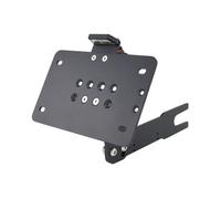 Motorcycle Number Plate Bracket Universal Side Mount Motorcycle Registration Number License Plate Holder Bracket With LED Light Fender Eliminator