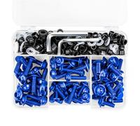 Motorcycle Nut And Bolt Kit Compatible With For ZX6R For ZX7R For ZX9R 190PCS Complete Fairing Bolts Screws Screw Combination Motorcycle Bolts Combination Kit