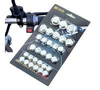 Motorcycle Nut Cover, 5 Colors Engine Nut Bolt Decorative Cover, 30pcs/set Screw Cover Hat, Engine Nut Bolt Cover Decorative