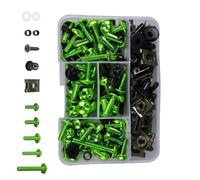 Motorcycle Nuts and Bolts Compatible With For Ninja For 1000R For ZX1000A For EX250E 1986 1987 177pcs Bodywork Screws Nuts Fairing Bolt Kit