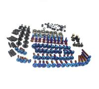 Motorcycle Nuts and Bolts Compatible With For YZF-600R 1996-2007 195pcs Stainless Steel Motorcycle Complete Full Fairing Bolts Kit Clips Screws(MULTI)