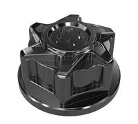 Motorcycle Nuts and Bolts Compatible With YZF For R7 2022-2023 For XSR900 2017-2021 For Tracer For 900 For GT 2019-2020 Motorcycle Steering Stem Screw Nut(Black)
