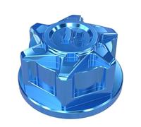 Motorcycle Nuts and Bolts Compatible With YZF For R7 2022-2023 For XSR900 2017-2021 For Tracer For 900 For GT 2019-2020 Motorcycle Steering Stem Screw Nut(Blue)