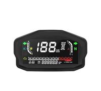 Motorcycle Odometer 12V Universal Motorcycle Tachometer Outboard 14000rpm Tachometer Display For 2,4 Cylinder Gauge Digital