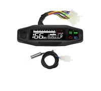 Motorcycle odometer instrument Universal Digital Motorcycle Meter Odometer RPM Fuel Meter Digital Gau Turn Signal Light For All Motor Motorcycle Instrument Panel