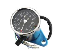 Motorcycle Odometer Universal 12V Motorcycle Tachometer Odometer Gauge Dual Speed Meter LED Indicator Light ATV Pit Dirt Bike Scooter