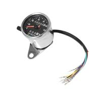 Motorcycle odometer Universal Motorcycle Dual Odometer 0-140KM/H Tachometer Gauge Tachometer Dual Tachometer Odometer Instrument Panel
