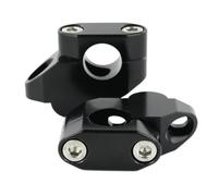 Motorcycle Off Set Handlebar Risers 22mm 7/8 Inch Back Moved Mounting Compatible With Honda CB600F CB650F CB900F CB1000 CB1300(Ships From: China Mainland; Black)