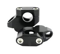 Motorcycle Offset Handle Bar Mounting Risers 22mm 7/8 Inch CNC Compatible With Yamaha TDM 850 1991-2000 TDM 900 2002-2011(Gloss Black)