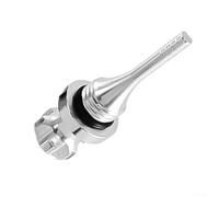 Motorcycle Oil Dipstick CNC Produced from Aluminum Alloy to Support Repeated Use Under Varying Conditions (Silver)