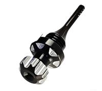 Motorcycle Oil Dipstick CNC Produced from Aluminum Alloy to Support Repeated Use Under Varying Conditions (black)