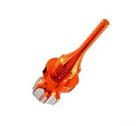Motorcycle Oil Dipstick CNC Produced from Aluminum Alloy to Support Repeated Use Under Varying Conditions (orange)