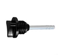 Motorcycle oil dipstick with antislip aluminum alloy design for precise oil level measurement compatible with most motorcycle models for reliable engine performance (Black)