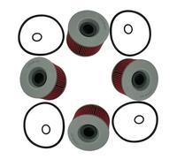 Motorcycle Oil Filter Fit for KA-WAS GPX750R GPZ750 ZXR750 ZL900 ZX900 GPZ900R Ninja KZ1000 Police Z1000 ZG1000 GTR1000 ZL1000 Model Replacement(4pcs)