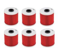 motorcycle oil filter Fit For Kawasaki KLF KSF KLT200 300 KL600 KL650 KLX650 BJ250 Z250 KZ250 KLF300 KLF220 16099-004 Motorcycle Oil Filter Powersports Oil Filter(6 PCS)