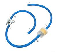 Motorcycle Oil Fuel Filter 6mm for Scooter, Moped, Dirt Bike, ATV, Fits to 1 Engines, Reliable Fuel Filtration for Engine Longevity (Blue)