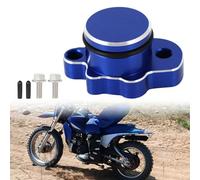 Motorcycle Oil Pump Cover Oil Block-Off for PW50 Models 1981-2024 Blue