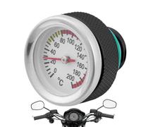 Motorcycle Oil Tank Cap,with Temperature Gauge Replacement | Motorcycle Oil Fill Cap | for Riders Mechanics Repair Shops Daily Commuters Motorbike Enthusiasts Restoration