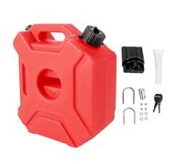 Motorcycle Oil Tank, Reserve Fuels Container, 5L Engine Fluid Kettle, Sturdy External Storage Canister, Adventure Riding Accessory for Scooter, Parts, Travel, Outdoor, Riding Use, Multicolor