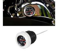 Motorcycle Oil Temperature Dipstick for Harley Softail Twin Cam 2000-2017 Fat Boy (Chrome)
