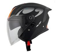 Motorcycle Open Face Helmet Vintage Style Motorcycle Helmet Crash Helmet for Men Women ECE/DOT Approved Suitable for Commuting and Outdoor Riding L,XXL=(63-64CM)