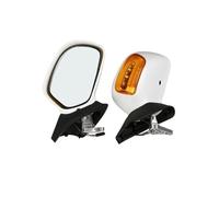 Motorcycle Outer Mirror For Goldwing Gold Wing 1800 GL1800 2001 2002 2003 2004-2015 2016 2017 Motorcycle Rear View Mirror LED Turn Signals(White - Orange)