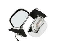 Motorcycle Outer Mirror For Goldwing Gold Wing 1800 GL1800 2001 2002 2003 2004-2015 2016 2017 Motorcycle Rear View Mirror LED Turn Signals(Chrome - Clear)