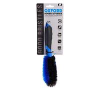 Motorcycle Oxford Double Stubble Double Loop Wheel Brush - Black/Blue