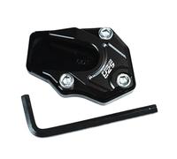 Motorcycle Pad, Aluminum Alloy Motorcycle Stand Foot Side Bracket Extension Pads, Non-slip Side Bracket Motorbike Support for Enhanced Stability